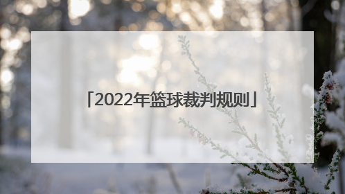 「2022年篮球裁判规则」2022年浙江省篮球一级裁判